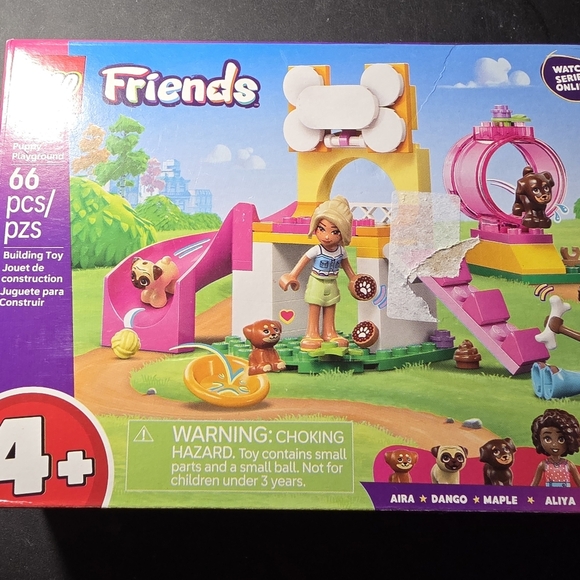 Lego Other - LEGO Friends PUPPY PLAYGROUND 66 Piece Ages 4+ Building Set 42665